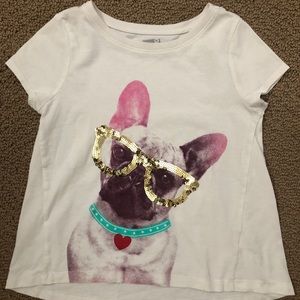 Crazy 8 girls baby doll tee